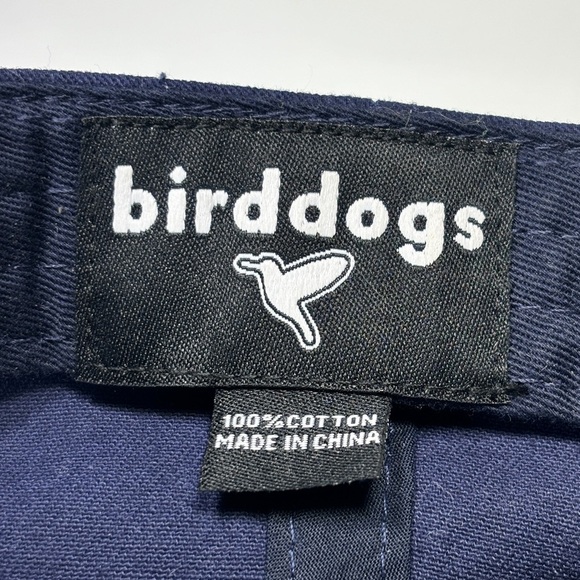Birddogs Free the Bird Hat Baseball Cap Navy Blue Blush Pink - Picture 10 of 11